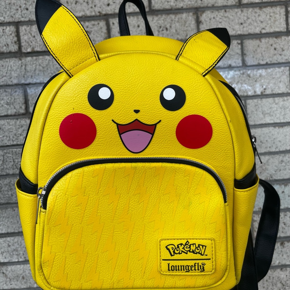 Loungefly Pokémon Pikachu Yellow and Black Backpack